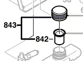 Bouchon réf. 1 607 000 A47 BOSCH